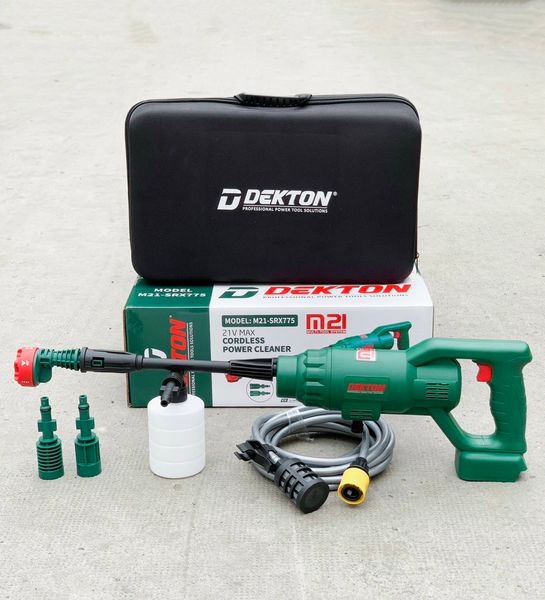 Thân Máy Xịt Rửa Xe Dùng Pin Dekton M21-SRX775 (KHÔNG PIN SẠC)
