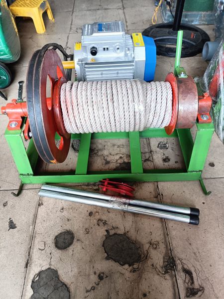 Máy Tời Côn Mặt Đất Dây Thừng 3HP Dây Đồng