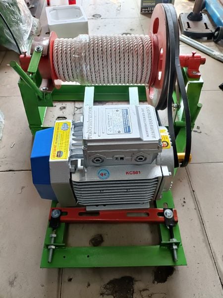 Máy Tời Côn Mặt Đất Dây Thừng 3HP Dây Đồng
