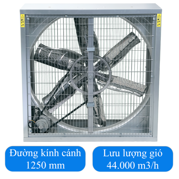 Quạt thông gió vuông gián tiếp ZRA 1380 (220V)