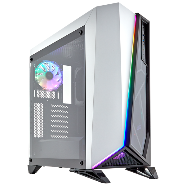 Case Corsair SPEC OMEGA RGB White Tempered Glass Mid Tower Gaming Case