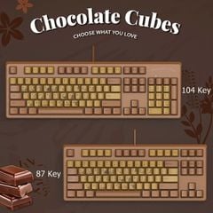 Bàn phím cơ AJAZZ KA533- Chocolate Cubes