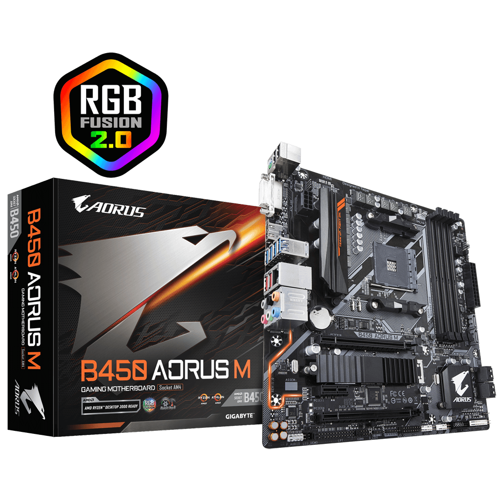 Mainboard Gigabyte GA-B450 Aorus M (Socket AM4)