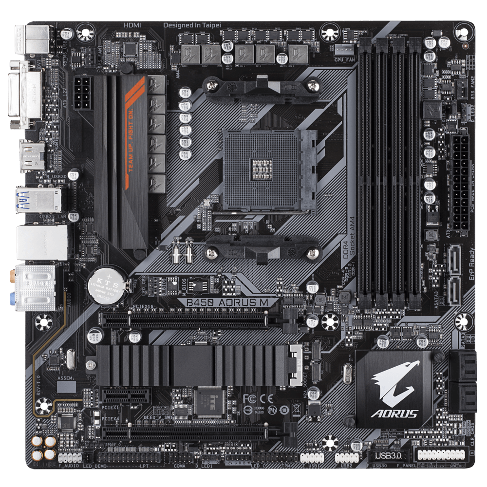 Mainboard Gigabyte GA-B450 Aorus M (Socket AM4)