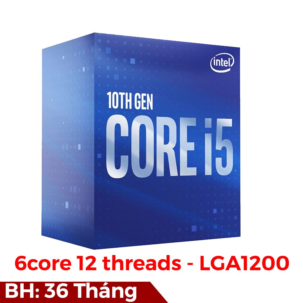 CPU Intel Core i5 10400F - 6 core 12 thread LGA1200
