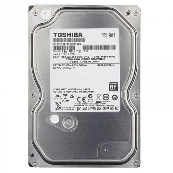 HDD Toshiba 1TB  7200RPM SATA III Cache 32MB