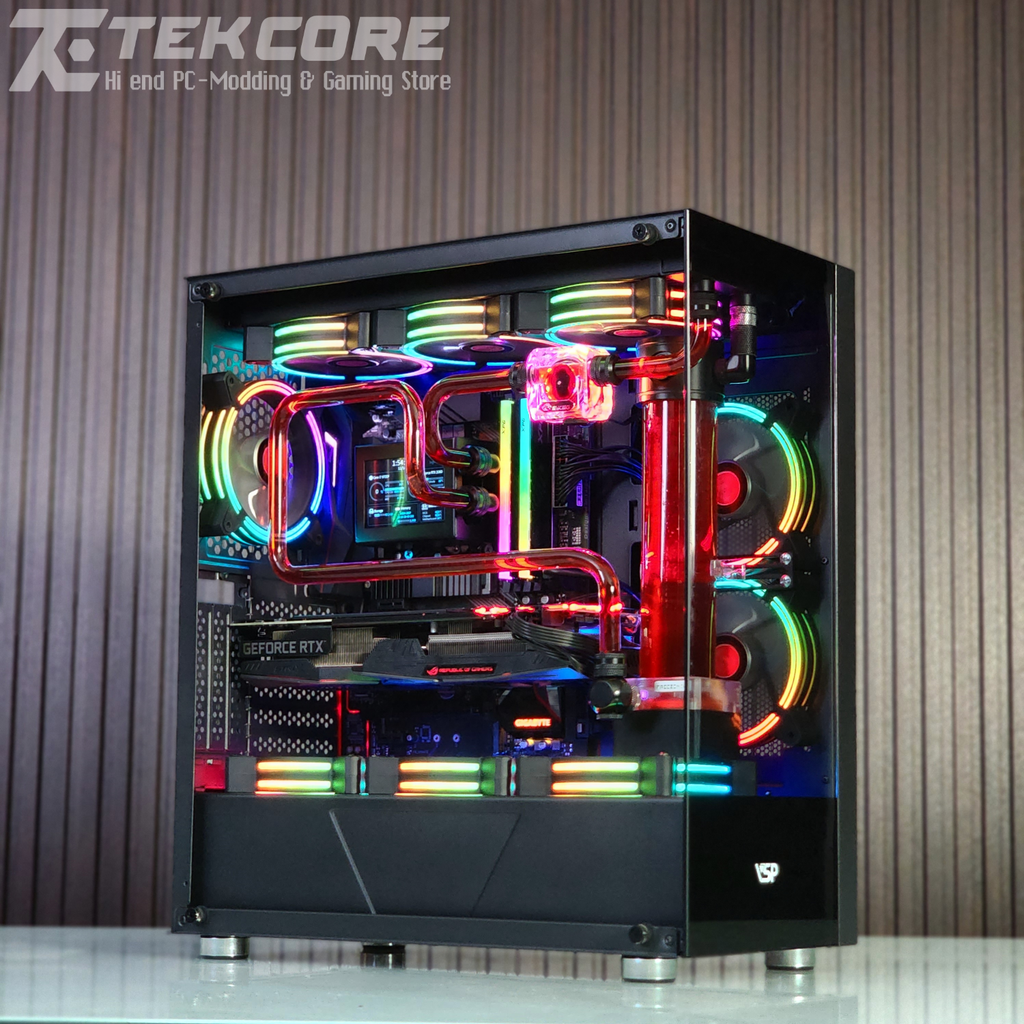 PC tản nhiệt nước Custom Cooling TEKPC i7 9700F - 2060