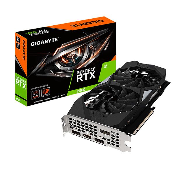 VGA Gigabyte RTX 2060 WINDFORCE OC 6G