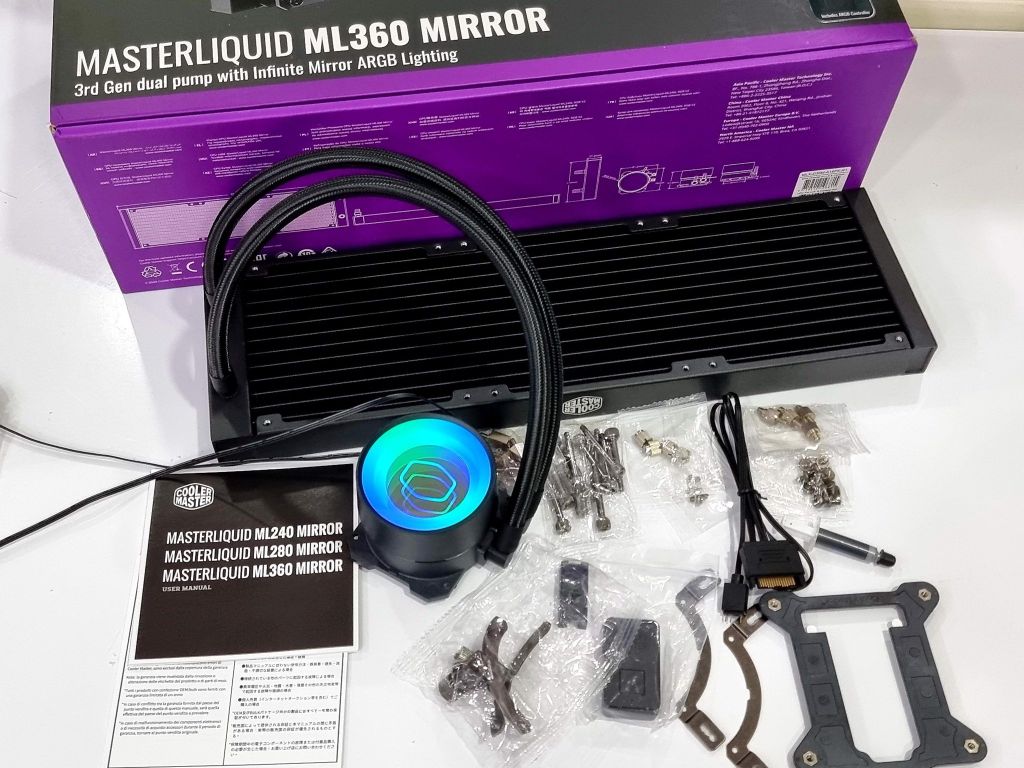 Tản nhiệt nước AIO Cooler Master ML360 Mirror