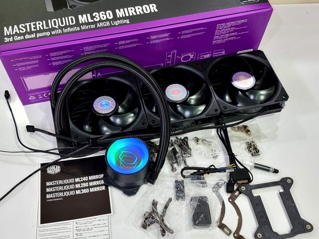 Tản nhiệt nước AIO Cooler Master ML360 Mirror