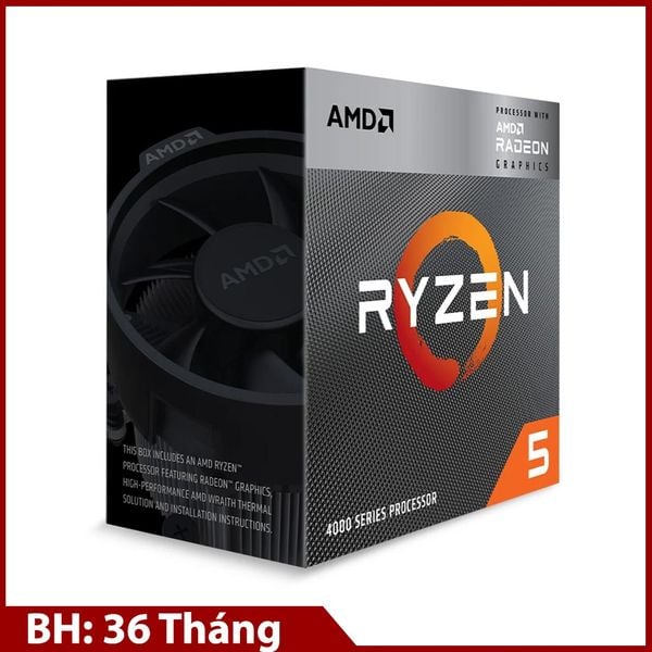 CPU AMD Ryzen 5 4600G / 3.7GHz Boost 4.2GHz / 6 nhân 12 luồng / 11MB / AM4