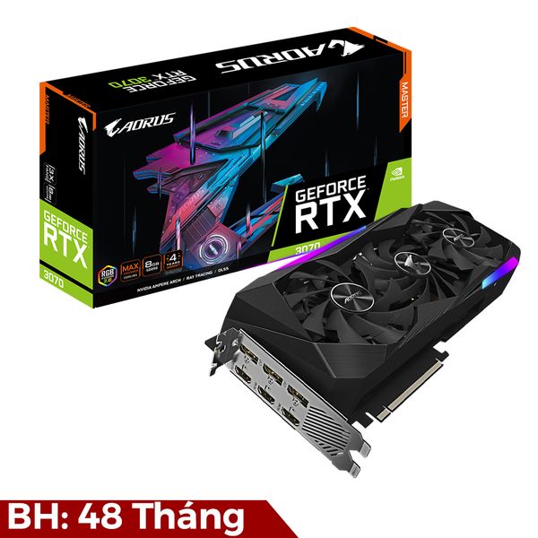 VGA Gigabyte AORUS GeForce RTX 3070 MASTER 8G