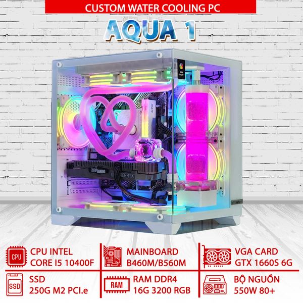 PC tản nhiệt nước Custom Cooling TEKPC AQUA 1