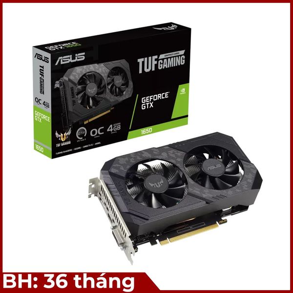 VGA ASUS TUF Gaming GTX 1650 V2 OC Edition 4GB GDDR6