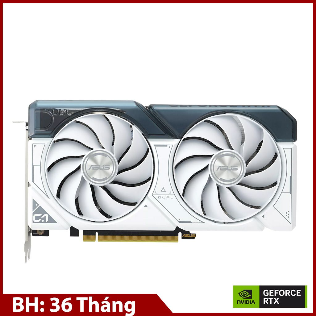 VGA ASUS Dual RTX 4060 Ti White OC Edition 8GB GDDR6