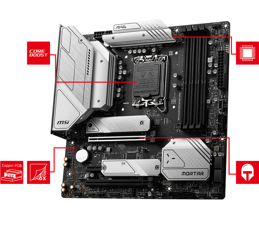 MSI MAG B660M MORTAR WIFI DDR4