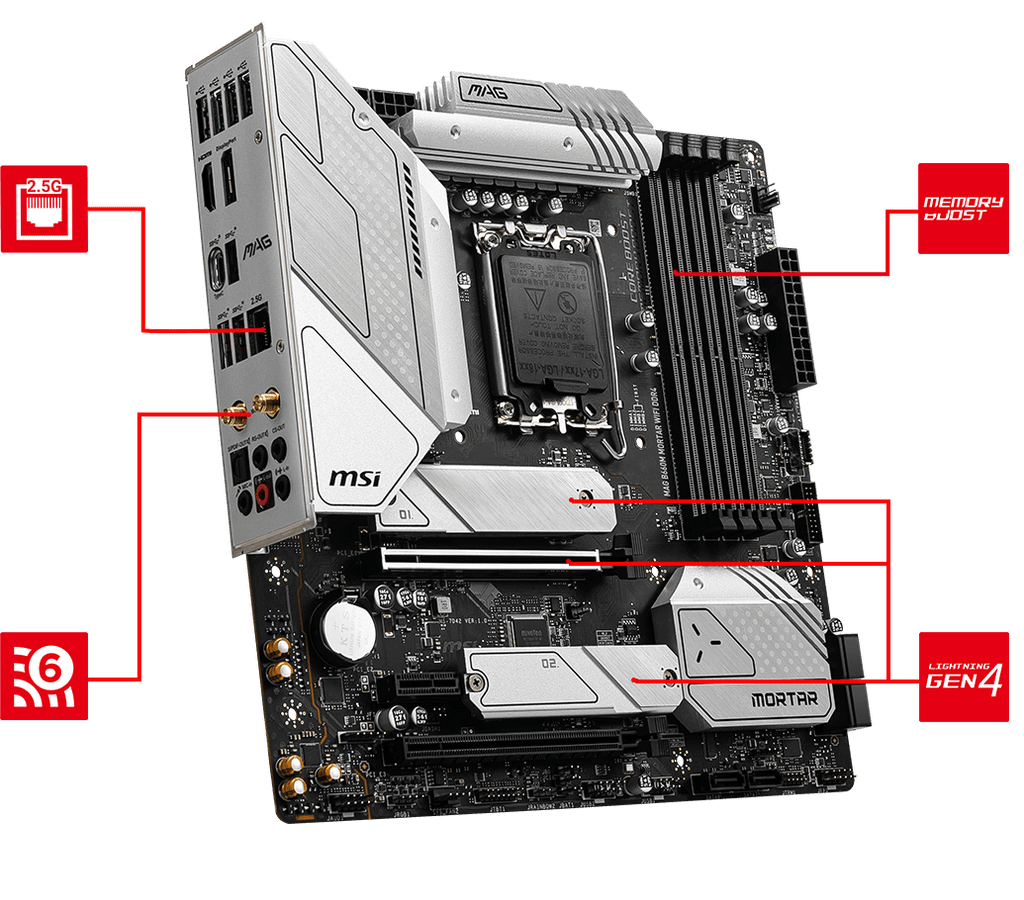 MSI MAG B660M MORTAR WIFI DDR4