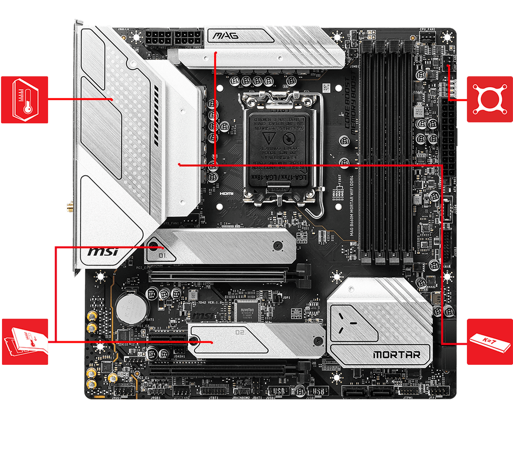 MSI MAG B660M MORTAR WIFI DDR4