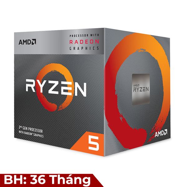 CPU AMD Ryzen 5 3400G 3.7 GHz (4.2 GHz Turbo)