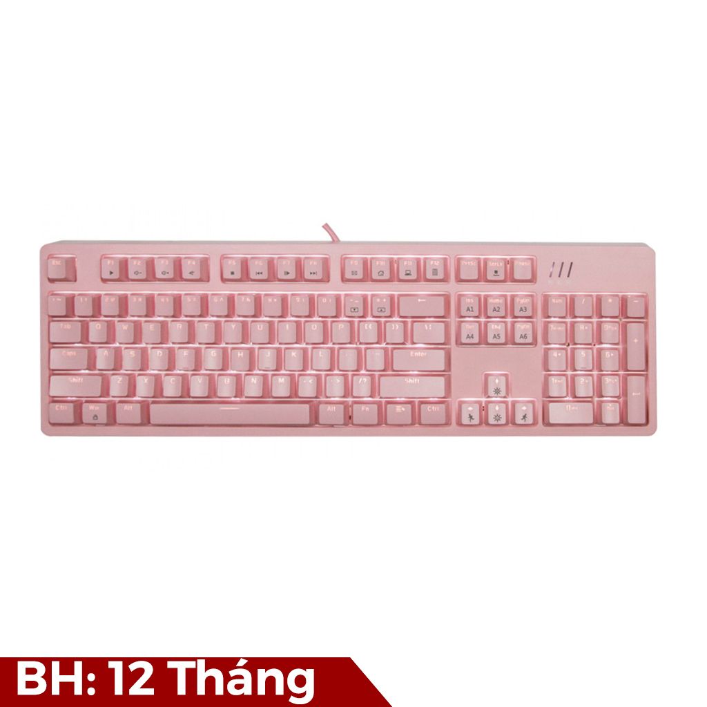 Bàn phím cơ Ajazz DKM150 RGB RED switch