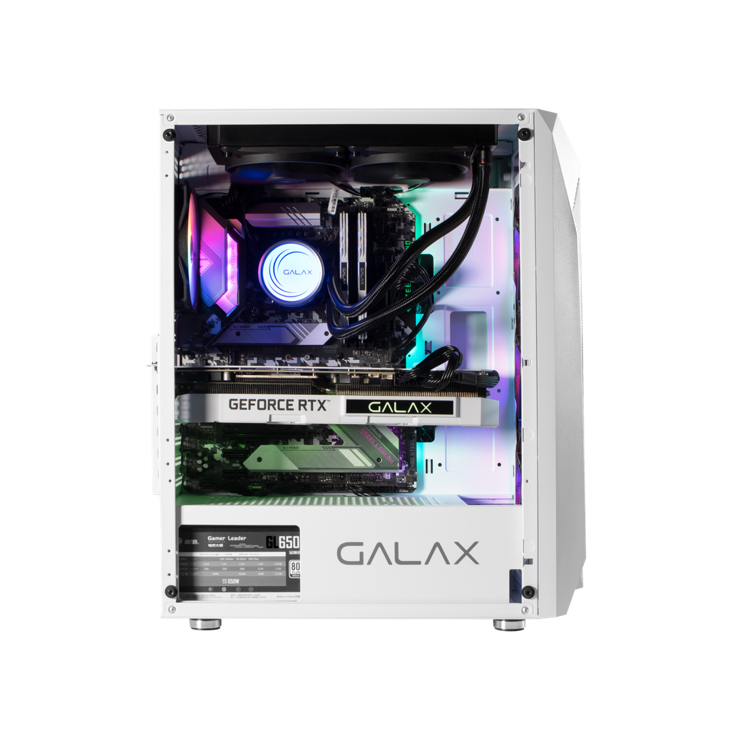 Case GALAX PC  (REV-05W) White 4 Fan