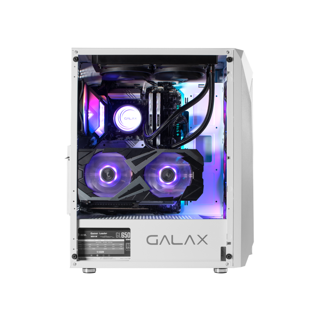 Case GALAX PC  (REV-05W) White 4 Fan