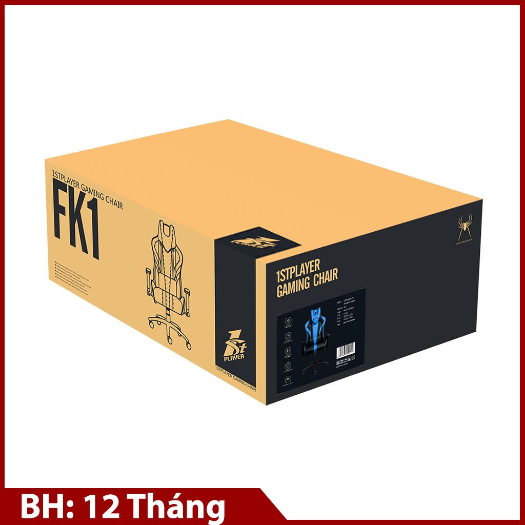 Ghế 1STPLAYER Gaming FK1 BLACK BLUE