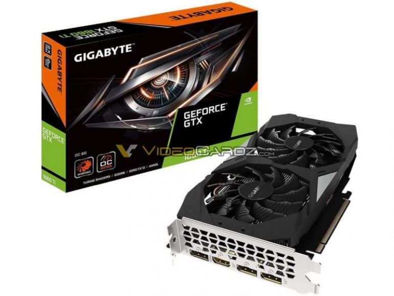 VGA GIGABYTE GeForce GTX 1660 Ti 6GB OC