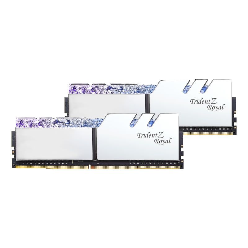 RAM G.skill TridentZ Royal RGB - Silver (8GBx2) DDR4 3200MHz (F4-3200C16D-16GTRS)