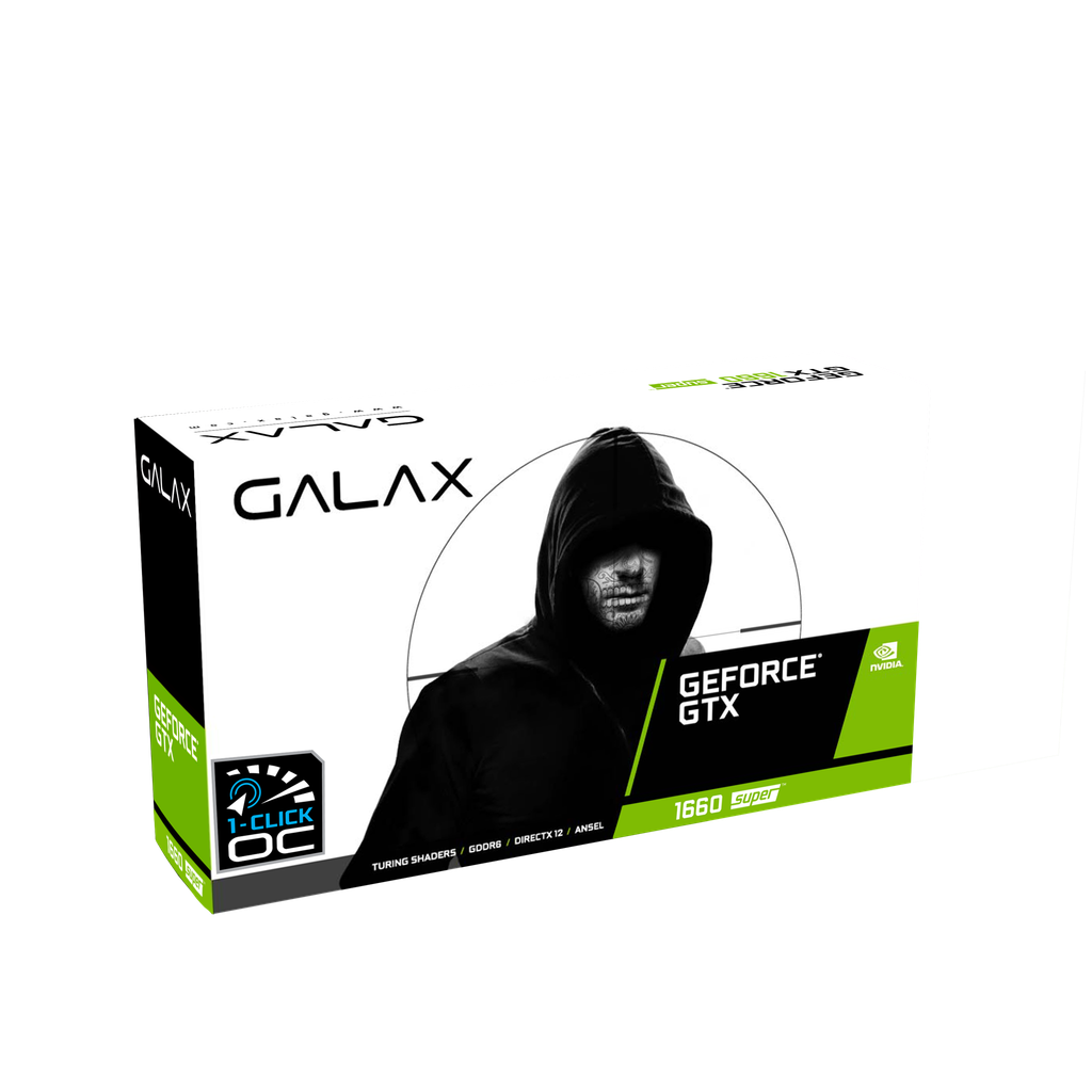 VGA Galax GTX 1660 Super EX White (1-Click OC)