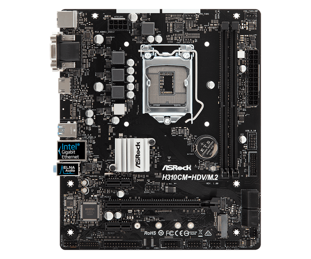 Mainboard Asrock H310CM-HDV/M2