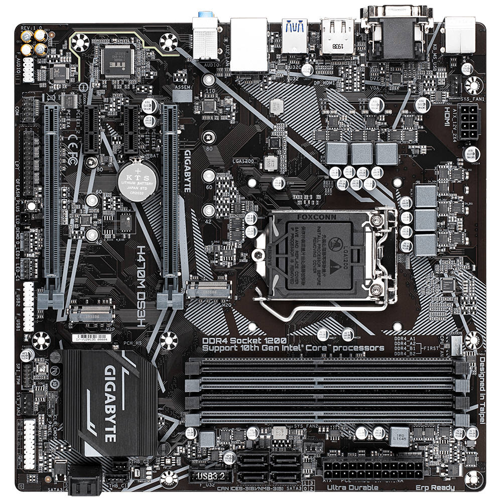 Mainboard Gigabyte H470M DS3H