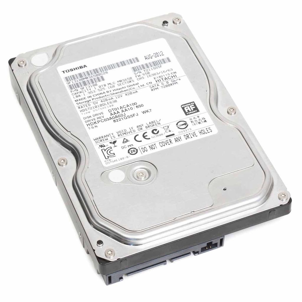 HDD Toshiba 1TB  7200RPM SATA III Cache 32MB