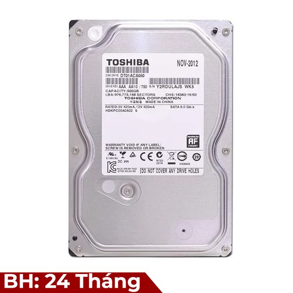 HDD Toshiba 500GB - 7200rpm - 32MB Cache