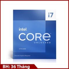 CPU Intel Core i7 13700F / 2.1GHz Turbo 5.2GHz / 16 Nhân 24 Luồng / 30MB / LGA 1700