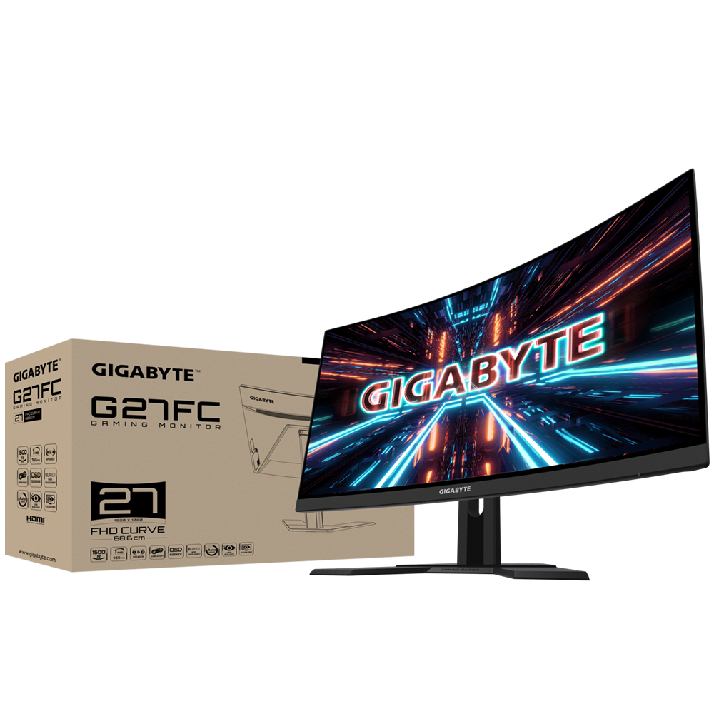 Màn hình Gigabyte G27FC Gaming 165Hz Curved 1ms FHD