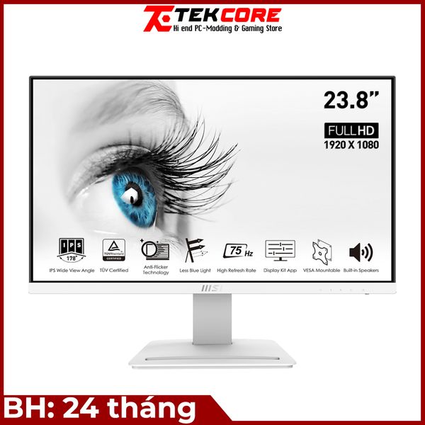 Màn Hình MSI Pro MP243W White 24 inch IPS 75hz