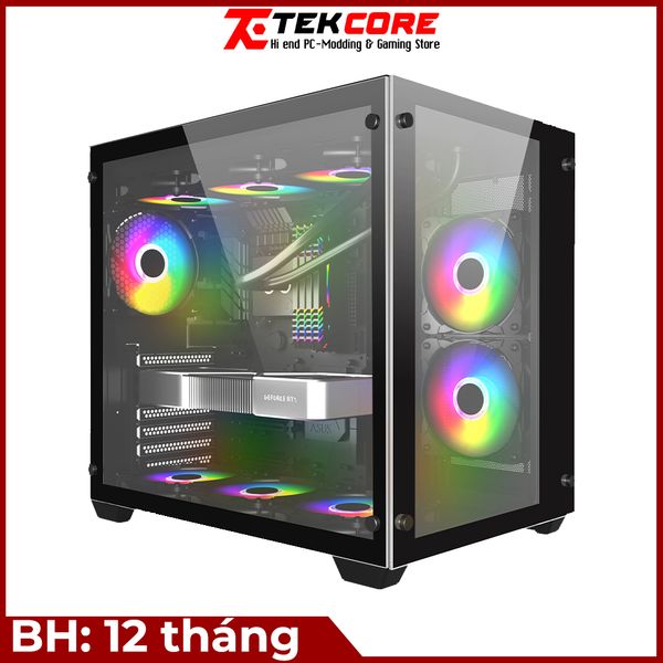 Thùng máy 1stPlayer MegaView MV7 Black