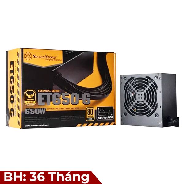 Nguồn SilverStone ET650-G TUF Alliance 80 Plus Gold