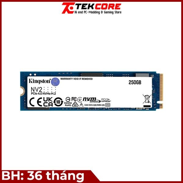 SSD Kingston NV2 M.2 PCIe Gen4 x4 NVMe 250G SNV2S/250G