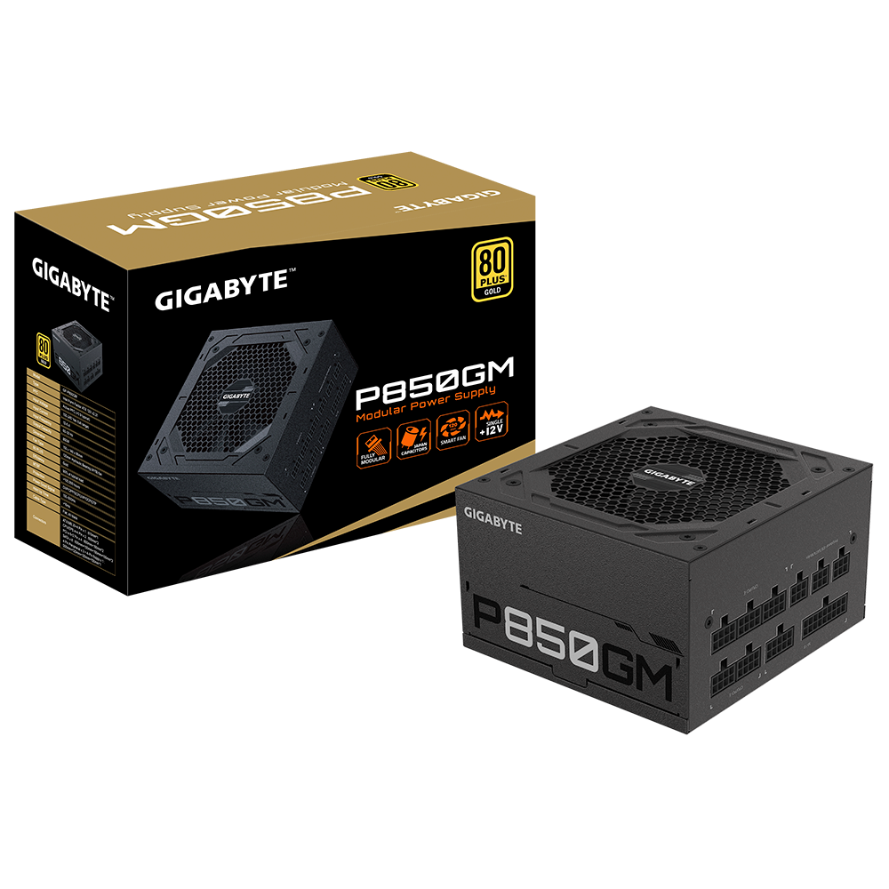 Nguồn GIGABYTE P850GM - 850W 80Plus Gold