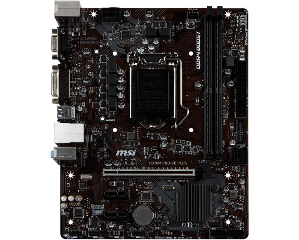 Mainboard MSI H310M Pro VD Plus - socket 1151v2