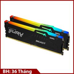 Ram PC Kingston Fury Beast RGB 64GB 5600MHz DDR5 (2x32GB) KF556C40BBAK2-64