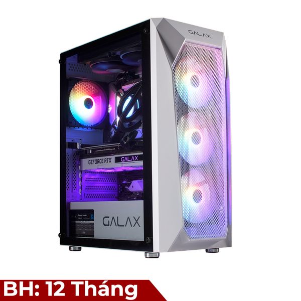 Case GALAX PC  (REV-05W) White 4 Fan