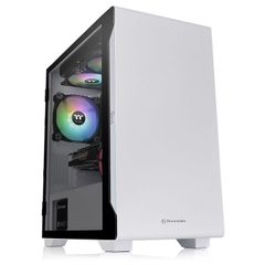 Case Thermaltake S100 TG Snow White M-ATX