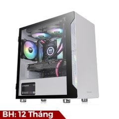 Case Thermaltake S100 TG Snow White M-ATX