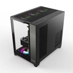 Case VITRA CRYSTAL S1 BLACK M-ATX