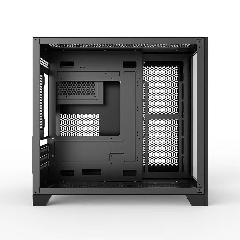 Case VITRA CRYSTAL S1 BLACK M-ATX