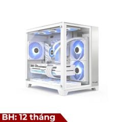 Case VITRA CRYSTAL S1 WHITE M-ATX