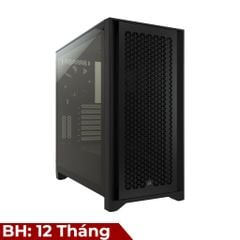 CASE CORSAIR 4000D AIRFLOW Tempered Glass Mid-Tower ATX Case — Black